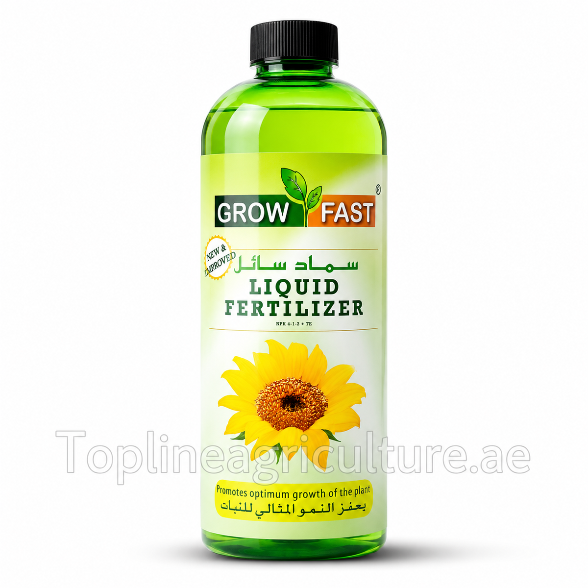 Grow Fast Liquid Fertilizer NPK 4-1-2 + TE – 1L