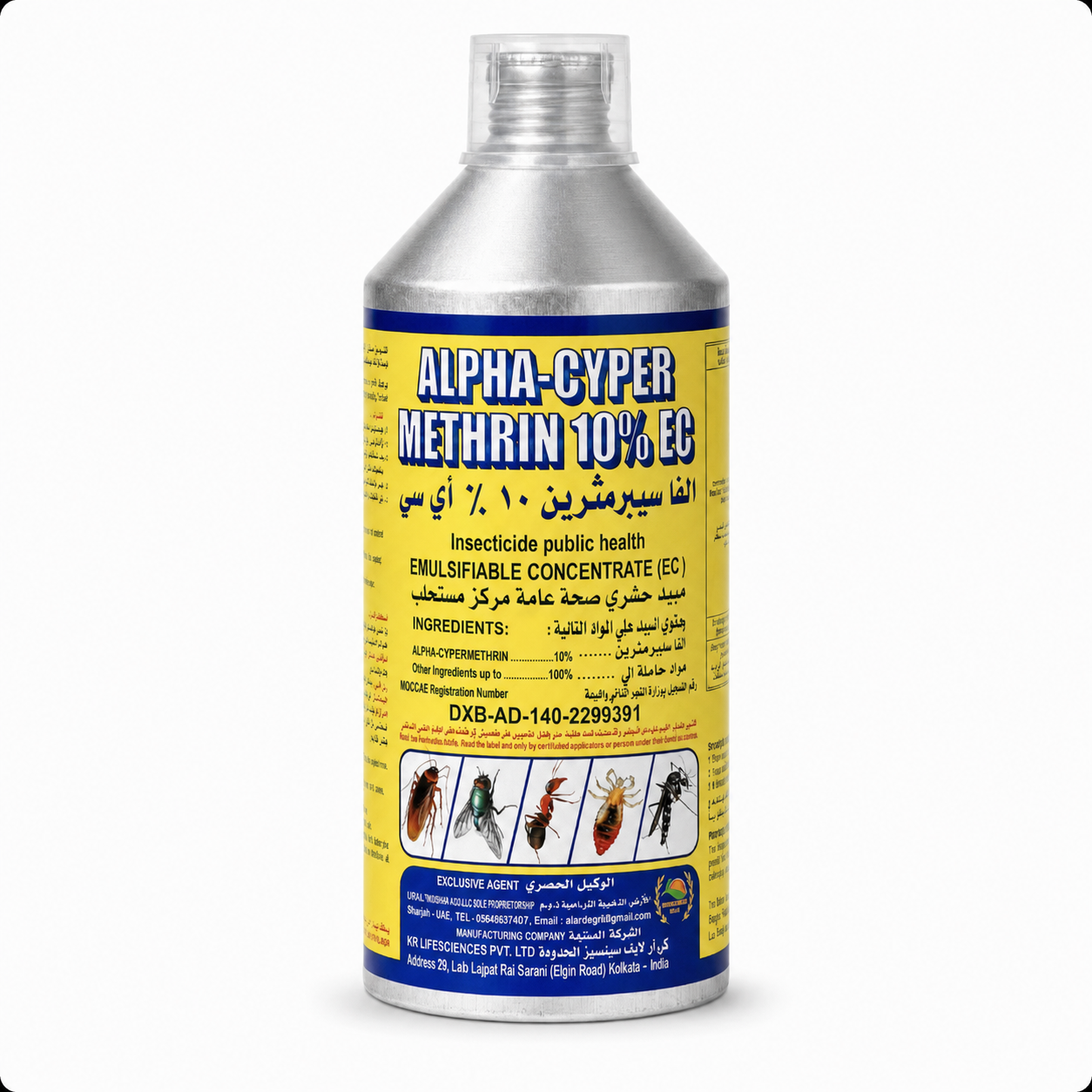 Alpha-Cypermethrin 10% EC Insecticide | 1L | MOCCAE Registered