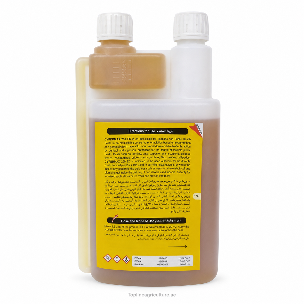 Cypermax 250 EC Termite & Pest Control Insecticide – 1L